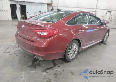 2015 Hyundai Sonata Limited z USA, uszkodzony, nr VIN 5NPE34AF8FH009340